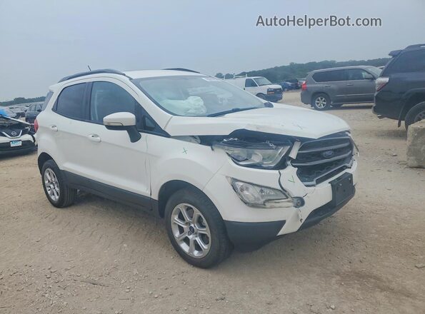 MAJ6P1UL5JC213550 2018 FORD ECOSPORT Белый Передняя правая четверть