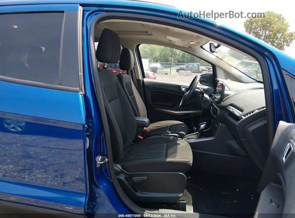 MAJ6P1UL6JC244242 2018 FORD ECOSPORT Blue Vista interior delantera