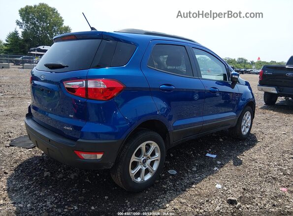 MAJ6P1UL6JC244242 2018 FORD ECOSPORT Blue Trasero derecho
