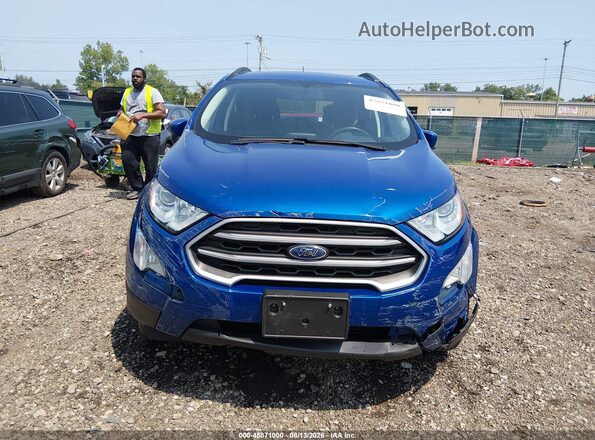 MAJ6P1UL6JC244242 2018 FORD ECOSPORT Blue Vista del cuadro de instrumentos