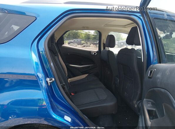MAJ6P1UL6JC244242 2018 FORD ECOSPORT Blue Vista de la etiqueta del VIN