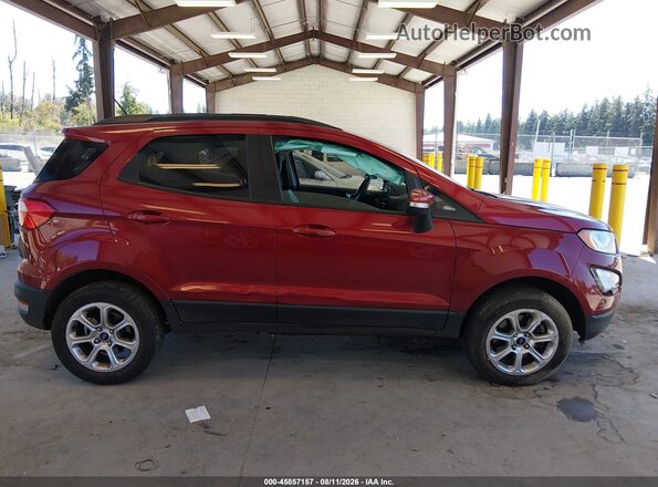 MAJ6P1UL7JC214389 2018 FORD ECOSPORT Red უკანა სალონის ხედი