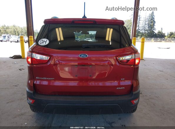 MAJ6P1UL7JC214389 2018 FORD ECOSPORT Red 