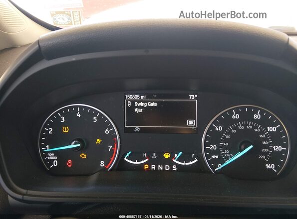 MAJ6P1UL7JC214389 2018 FORD ECOSPORT Red უკანა სავარძლების ხედი