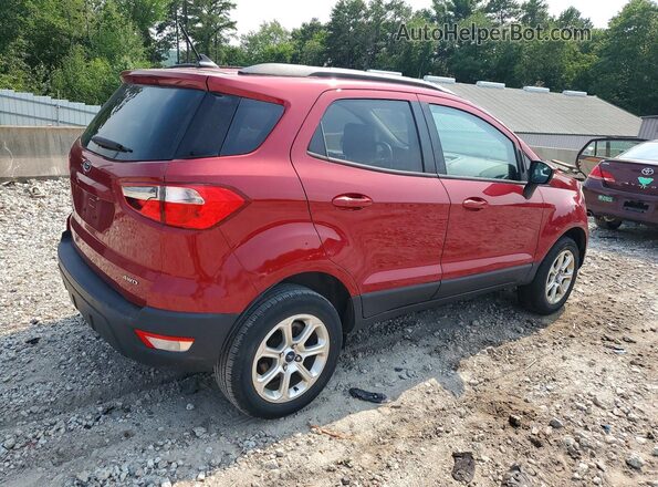 MAJ6P1UL7JC221813 2018 FORD ECOSPORT Red Tył prawy