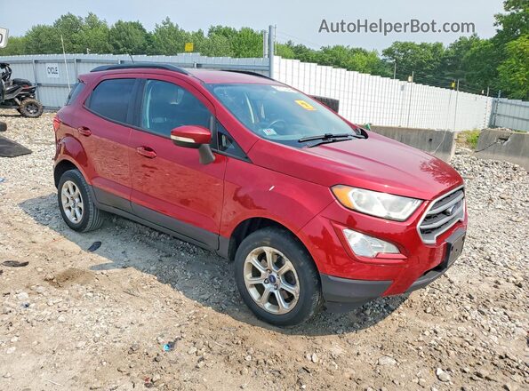MAJ6P1UL7JC221813 2018 FORD ECOSPORT Red Przód prawy