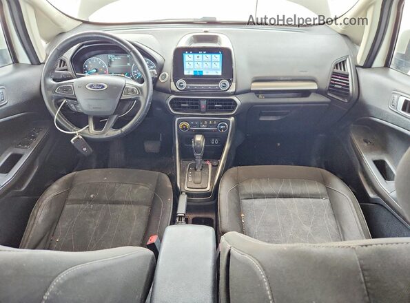 MAJ6P1UL8JC176008 2018 FORD ECOSPORT White Առջևի վահանակի տեսք