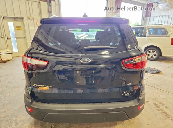 MAJ6P1UL8JC207158 2018 FORD ECOSPORT Black Vista trasera
