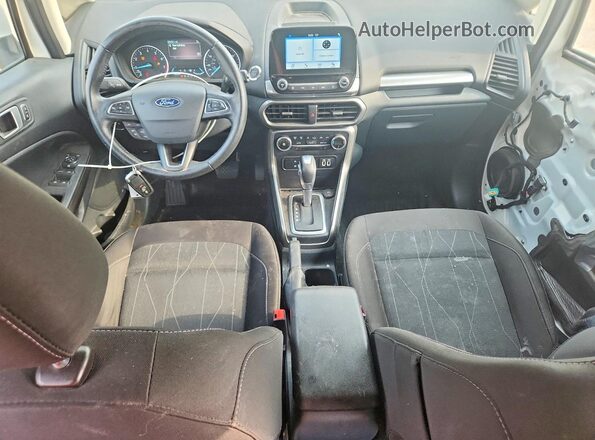 MAJ6P1UL9JC182951 2018 FORD ECOSPORT White Dashboard view