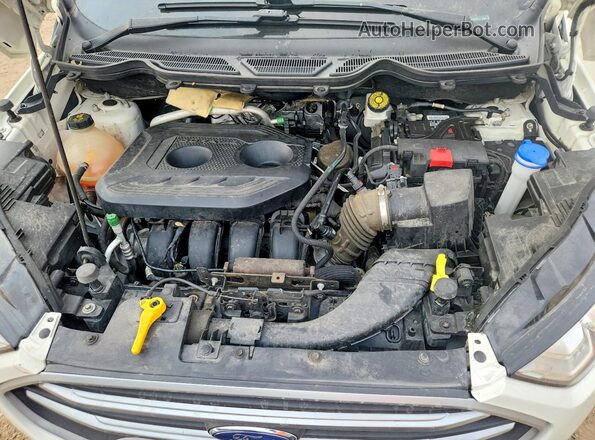 MAJ6P1UL9JC182951 2018 FORD ECOSPORT White Engine compartment view