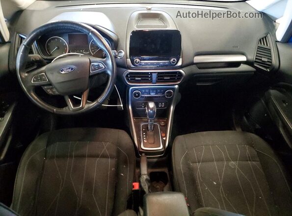 MAJ6P1UL9JC206178 2018 FORD ECOSPORT Blue წინა პანელის ხედი