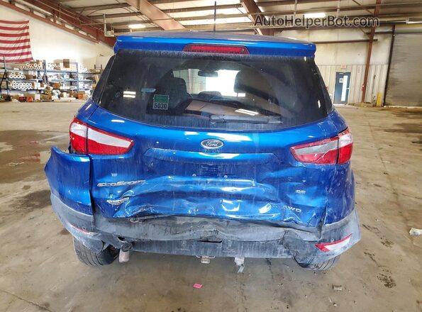 MAJ6P1UL9JC206178 2018 FORD ECOSPORT Blue უკანა ხედი