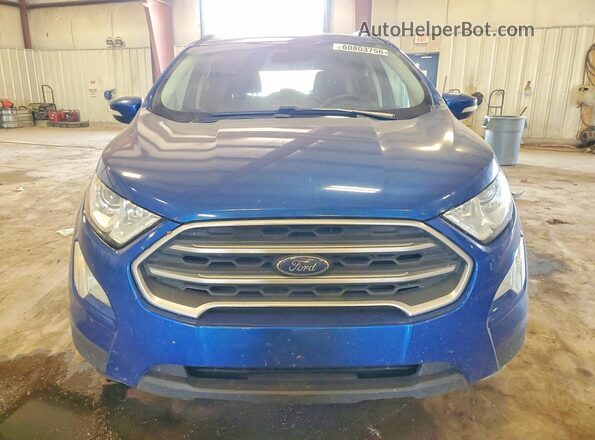 MAJ6P1UL9JC206178 2018 FORD ECOSPORT Blue წინა ხედი