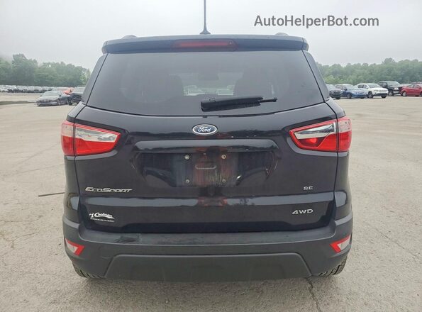 MAJ6P1UL9JC215513 2018 FORD ECOSPORT Black Հետևի տեսք