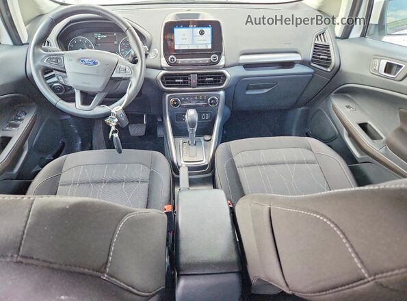 MAJ6P1UL9JC249015 2018 FORD ECOSPORT White Вид панелі приладів