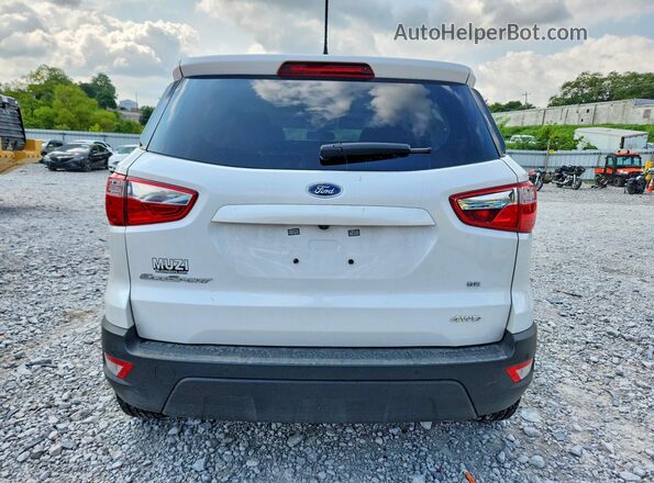 MAJ6P1UL9JC249015 2018 FORD ECOSPORT White Вид ззаду