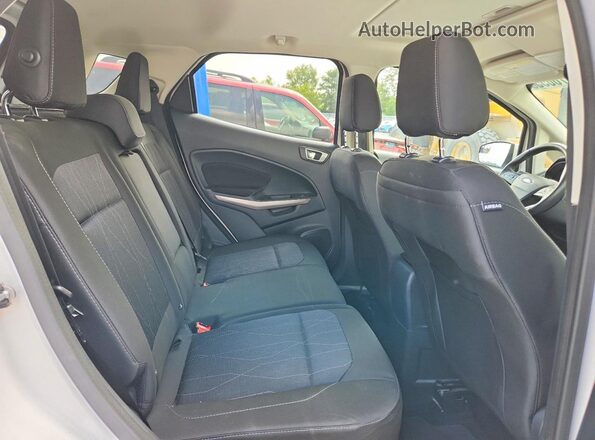 MAJ6P1UL9JC249015 2018 FORD ECOSPORT White Вид задньої частини салону