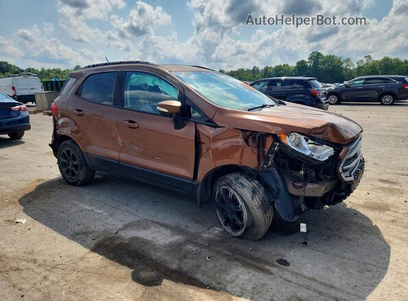 MAJ6P1ULXJC227864 2018 FORD ECOSPORT Коричневый Передняя правая четверть