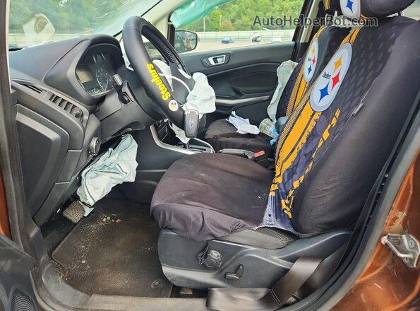 MAJ6P1ULXJC227864 2018 FORD ECOSPORT Коричневый Вид салона спереди