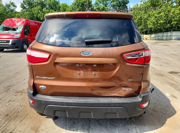 MAJ6P1ULXJC227864 2018 FORD ECOSPORT Коричневый Вид сзади