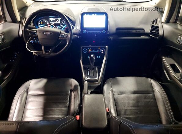 MAJ6P1WL0JC172810 2018 FORD ECOSPORT Silver Առջևի վահանակի տեսք