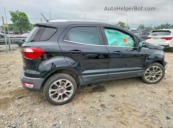 MAJ6P1WL2JC165759 2018 FORD ECOSPORT Black Tył prawy