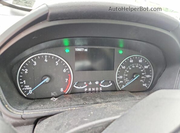 MAJ6P1WL2JC165759 2018 FORD ECOSPORT Black Widok zestawu wskaźników