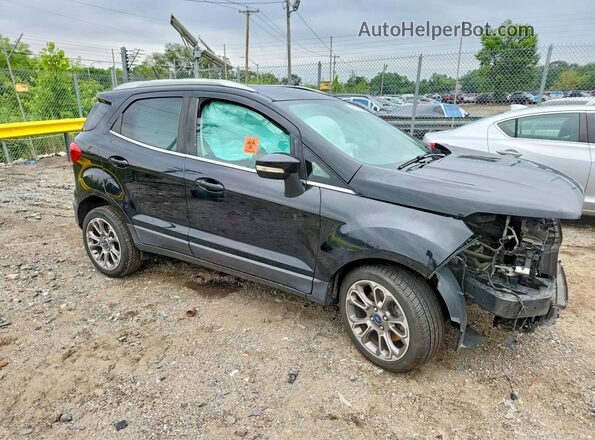 MAJ6P1WL2JC165759 2018 FORD ECOSPORT Black Przód prawy