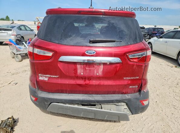 MAJ6P1WL2JC207931 2018 FORD ECOSPORT Red Հետևի տեսք