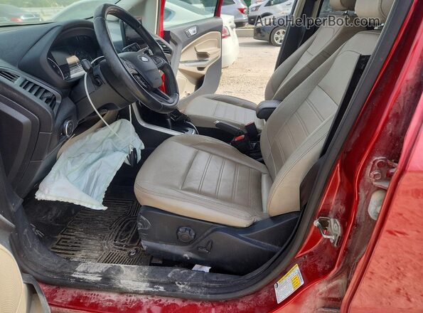MAJ6P1WL2JC207931 2018 FORD ECOSPORT Red Սալոնի դիմացի տեսք