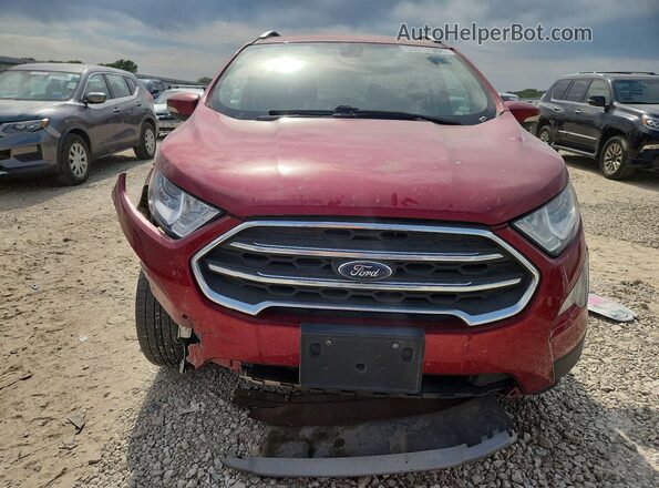 MAJ6P1WL2JC207931 2018 FORD ECOSPORT Red Դիմացի տեսք