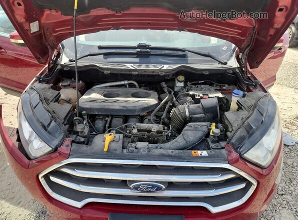 MAJ6P1WL2JC207931 2018 FORD ECOSPORT Red Շարժիչի բաժամունքի տեսք