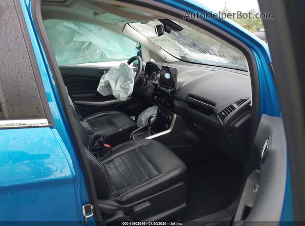MAJ6P1WL4JC182689 2018 FORD ECOSPORT Синий Вид салона спереди
