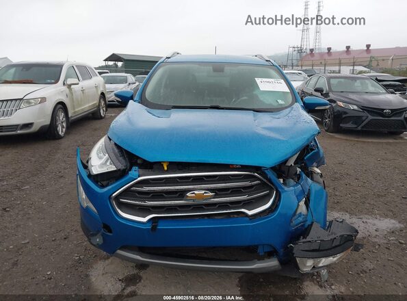 MAJ6P1WL4JC182689 2018 FORD ECOSPORT Синий Вид щитка приборов