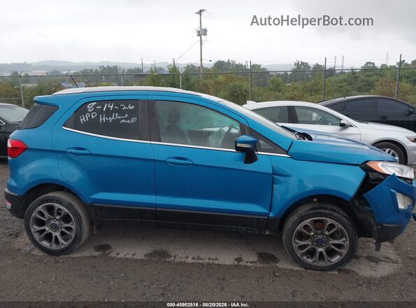 MAJ6P1WL4JC182689 2018 FORD ECOSPORT Синий Вид задней части салона