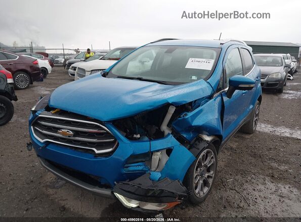 MAJ6P1WL4JC182689 2018 FORD ECOSPORT Синий Вид спереди