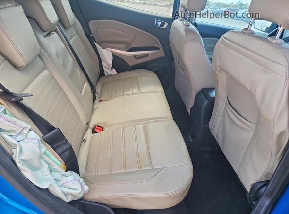 MAJ6P1WL7JC231349 2018 FORD ECOSPORT Blue Rear interior view