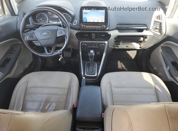 MAJ6P1WLXJC190019 2018 FORD ECOSPORT Silver 