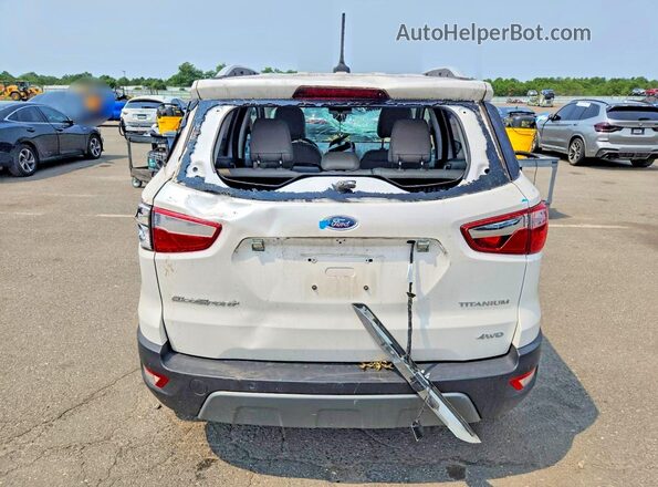 MAJ6P1WLXJC205716 2021 FORD ECOSPORT White Rear view