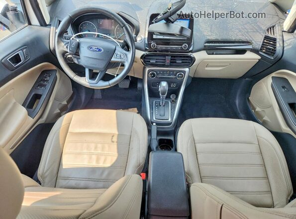 MAJ6P1WLXJC205716 2021 FORD ECOSPORT White Dashboard view