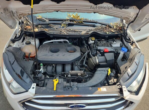 MAJ6P1WLXJC205716 2021 FORD ECOSPORT White Engine compartment view