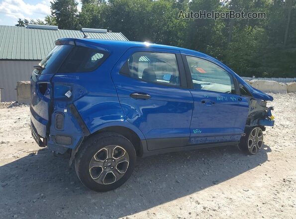 MAJ6S3FL1KC310513 2019 FORD ECOSPORT Blue Trasero derecho