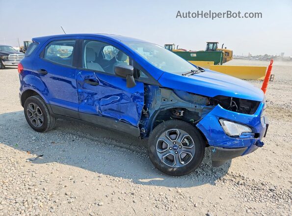 MAJ6S3FL2MC419064 2021 FORD ECOSPORT Blue Przód prawy