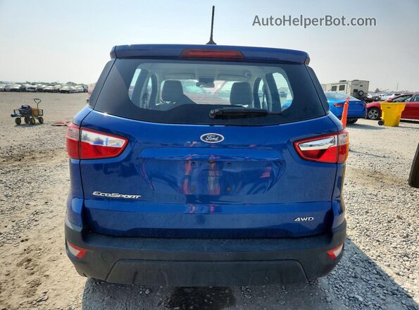 MAJ6S3FL2MC419064 2021 FORD ECOSPORT Blue Widok z tyłu