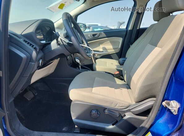 MAJ6S3FL2MC419064 2021 FORD ECOSPORT Blue Widok wnętrza z przodu
