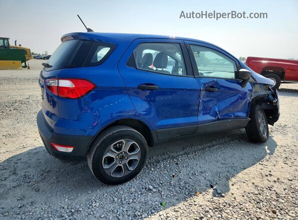 MAJ6S3FL2MC419064 2021 FORD ECOSPORT Blue Tył prawy