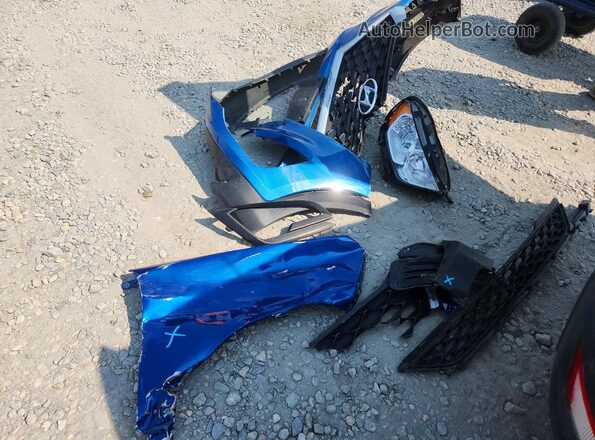 MAJ6S3FL2MC419064 2021 FORD ECOSPORT Blue Widok naklejki z numerem VIN