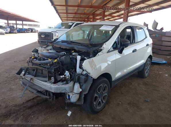 MAJ6S3FL7MC451475 2021 FORD ECOSPORT Белый Передняя левая четверть