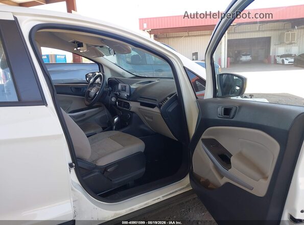 MAJ6S3FL7MC451475 2021 FORD ECOSPORT Белый Вид салона спереди