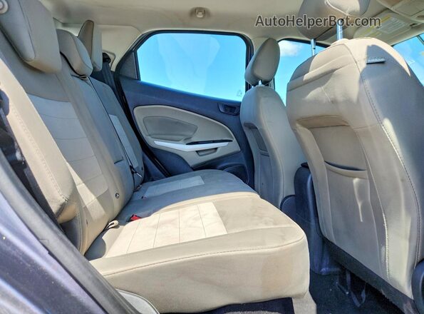 MAJ6S3FL9KC309660 2019 FORD ECOSPORT Gray უკანა სალონის ხედი